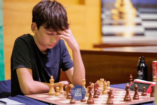 Scacchi, Emiliano Galelli (Circolo Excelsior) miglior U14 al torneo in Portogallo Scacchi
