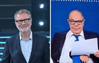 Fazio a ‘Tale e Quale Show’, Conti gli chiede di imitare Vespa e lui: “Vuoi che cada dalle scale?”
