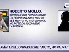 “Ho ferito un ladro, non so se è morto”, al Tg1 la telefonata al 112 del 35enne che ha sparato a Cuneo