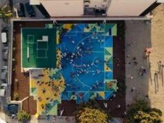 Nuovo Sport Illumina di Casoria, Abodi: “Oggi città si colora e diventa luogo di socialità”