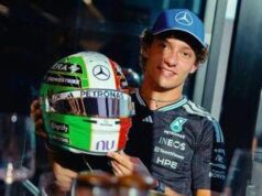 “Pizza, caffè e… Nazionale di calcio”: Antonelli e il casco speciale per Monza (ispirato a Valentino Rossi)