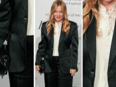 Tailleur nero e camicia bianca, alla cena della Fashion Week Meloni sceglie Ermanno Scervino
