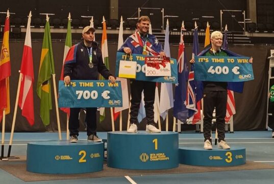Mondiali di blind tennis, doppio argento per Davide Viglianti Mondiali Blind Tennis