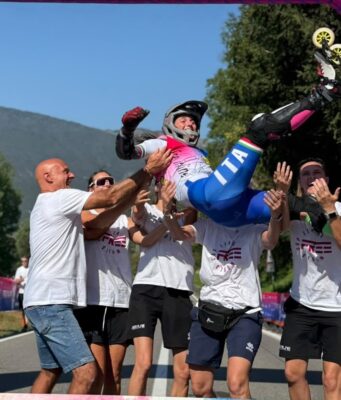 Inline Alpine, Lorenza Cesaris stravince la finale di Coppa del Mondo a casa sua (Monasterolo del Castello) Inline Alpine