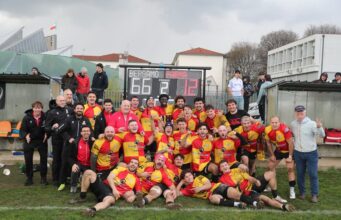 Rugby Bergamo sabato 12 settembre verrà premiato per la promozione in Serie A Rugby Bergamo
