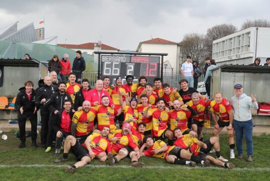 Rugby Bergamo sabato 12 settembre verrà premiato per la promozione in Serie A Rugby Bergamo