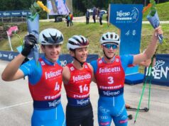 Coppa del Mondo di skiroll, Stefano Epis centra il podio nella mass start juniores dell’Alpe del Cermis Coppa del Mondo di skiroll