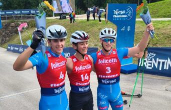 Coppa del Mondo di skiroll, Stefano Epis centra il podio nella mass start juniores dell’Alpe del Cermis Coppa del Mondo di skiroll