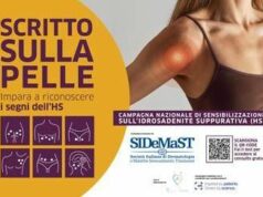 Idrosadenite suppurativa, al via campagna di sensibilizzazione ‘Scritto sulla pelle’