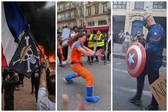 One Piece, Goku e i supereroi: anche i cosplayer scendono in piazza in Francia