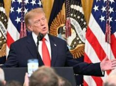 Trump, l’omaggio a Cristoforo Colombo e le battute: “Il mio amico Pavarotti…”
