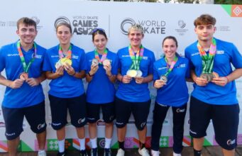 L’Italia dell’Inline Alpine conquista l’argento agli World Skate Games. Lorenza Cesaris e Cristian Rondi campioni del mondo in combinata Inline Alpine