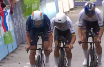 Europei di ciclismo, l’Italia di Mattia Cattaneo è argento nella team relay