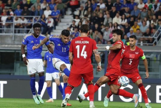 Italia-Turchia, Scamacca ritrova il gol, poi gli Azzurri calano il tris con Calafiori e Pio Esposito Italia