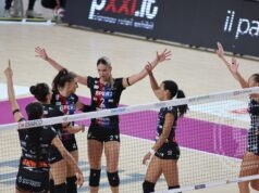 Grande prestazione di ChorusLife Volley Bergamo che batte Novara al tie-break ChorusLife Volley Bergamo